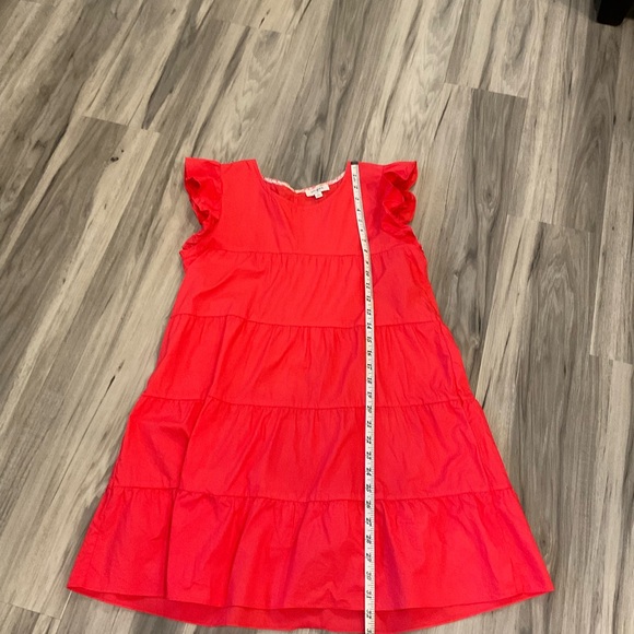 Womens casual red dress, cap sleeves, spring summer, size small NWOT - Picture 3 of 9